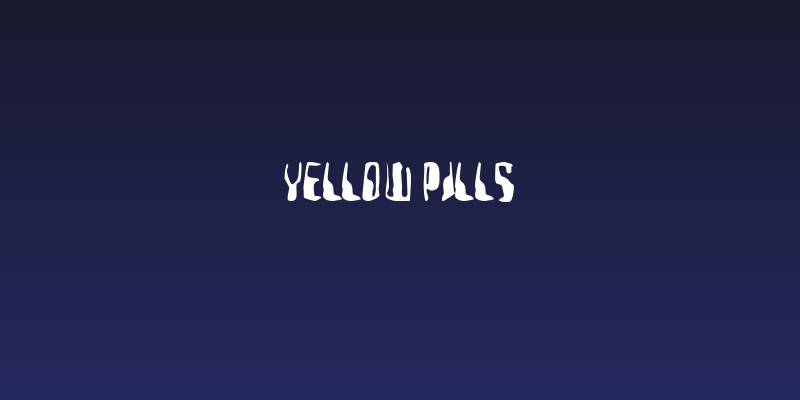 Yellow Pills Social Header