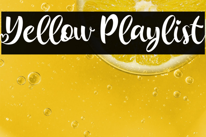Yellow Playlist Example 1