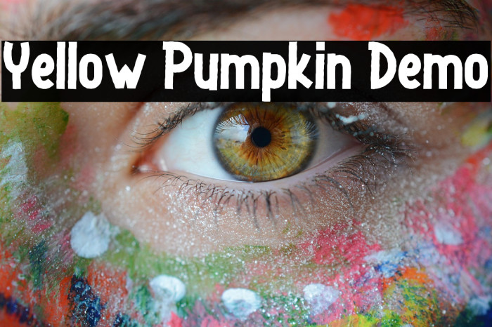 Yellow Pumpkin Demo Example 1