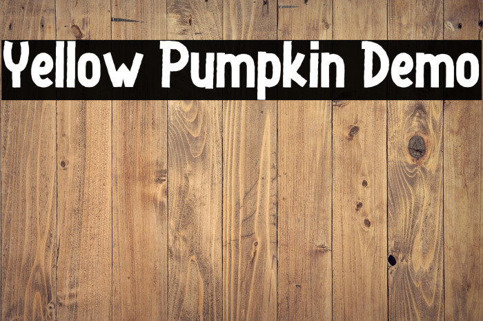 Yellow Pumpkin Demo Example 2
