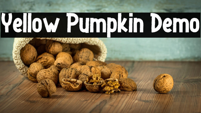 Yellow Pumpkin Demo Example 3