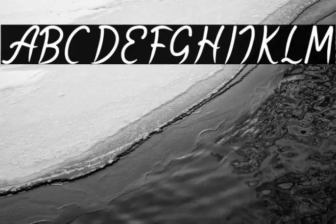 Yellow Star Font examples