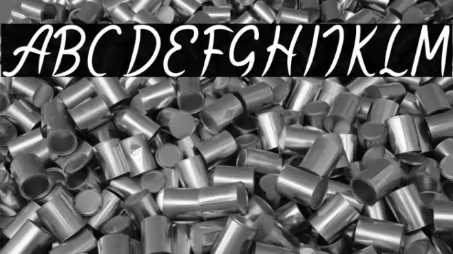 Yellow Star Font examples