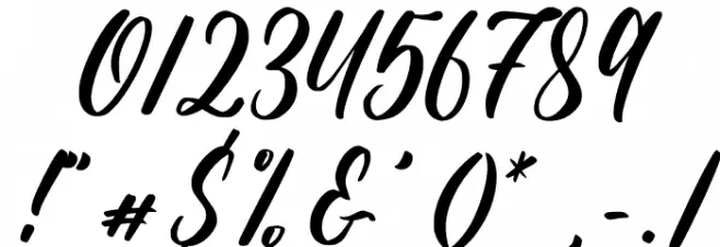 Yellow Sunflower Font OTHER CHARS