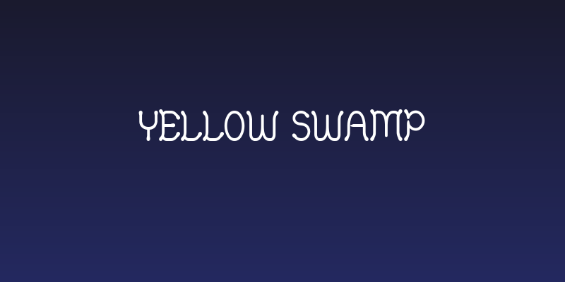 Yellow Swamp Social Header