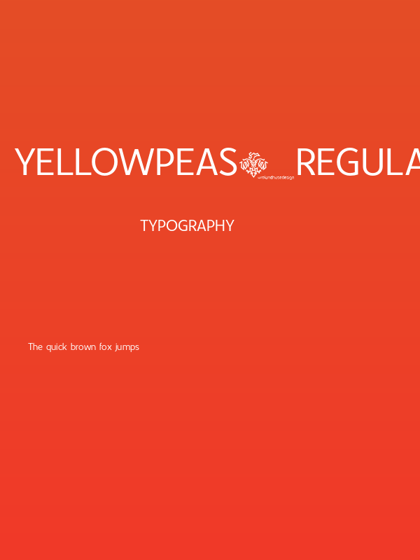 YellowPeas-Regular Poster