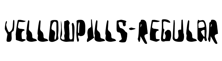 YellowPills-Regular  Frei Schriftart Herunterladen