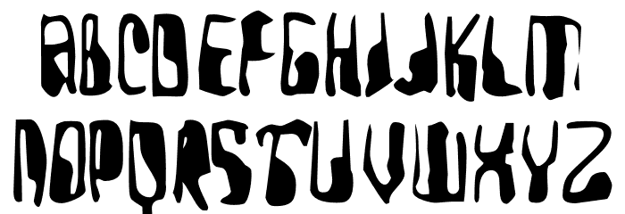 YellowPills-Regular Font LOWERCASE