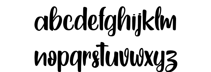 YellowRabbit-PersonalUse Font LOWERCASE