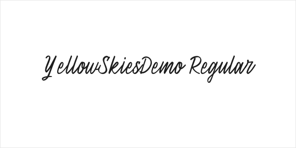YellowSkiesDemo-Regular Logo