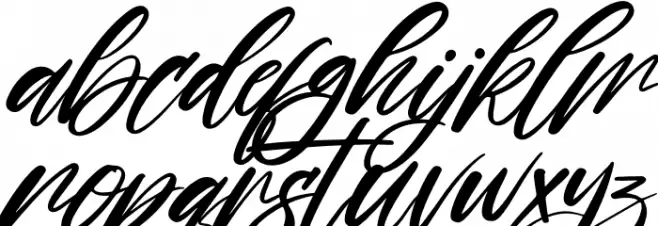 Yellowbird Italic Font Litere mici