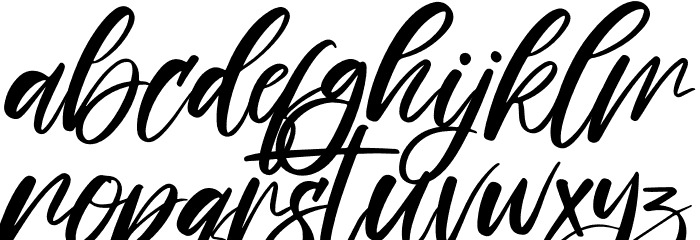 Yellowbird Font LOWERCASE