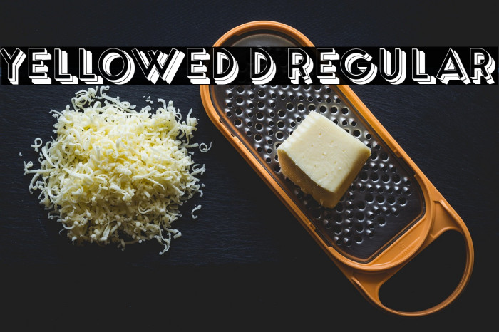 Yellowed 3D Regular Example 2