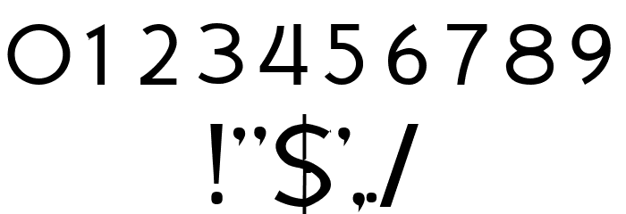 Yellowed ExtraLight Font OTHER CHARS