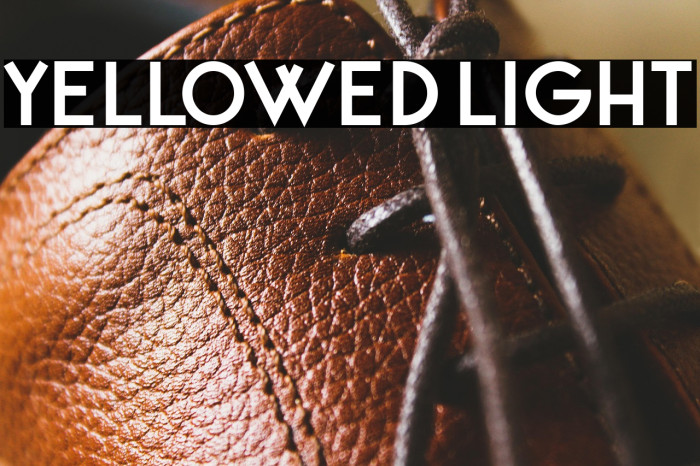 Yellowed Light Example 1