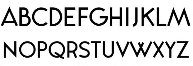 Yellowed Thin Font Litere mari
