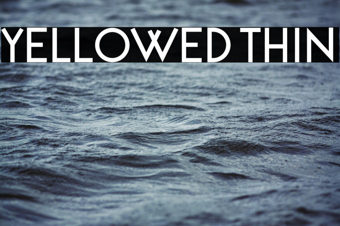 Yellowed Thin Example 1