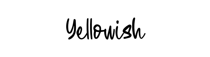 Yellowish Font - FFonts.net