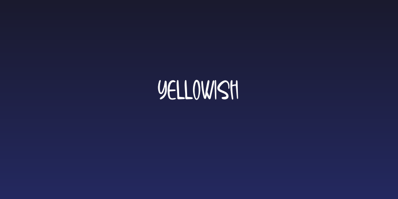 Yellowish Social Header