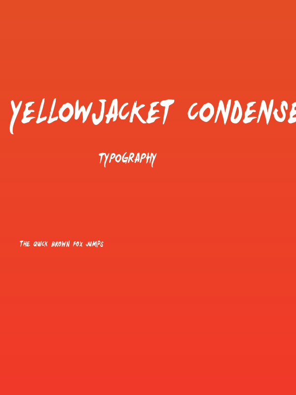 Yellowjacket Condensed Poster