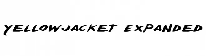 Yellowjacket Expanded  नि: शुल्क फ़ॉन्ट्स डाउनलोड