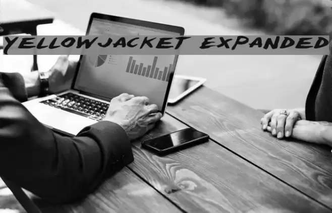 Yellowjacket Expanded Font examples