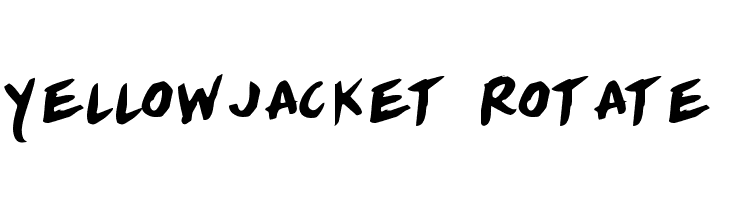 Yellowjacket Rotate  font caratteri gratis