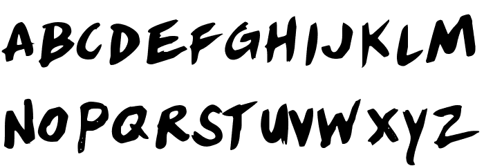 Yellowjacket Rotate Font LOWERCASE