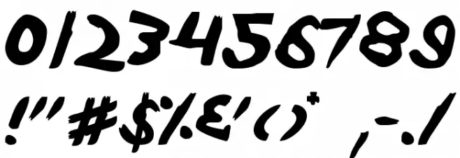 Yellowjacket Font OTHER CHARS