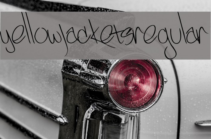 Yellowjackets-Regular Font examples