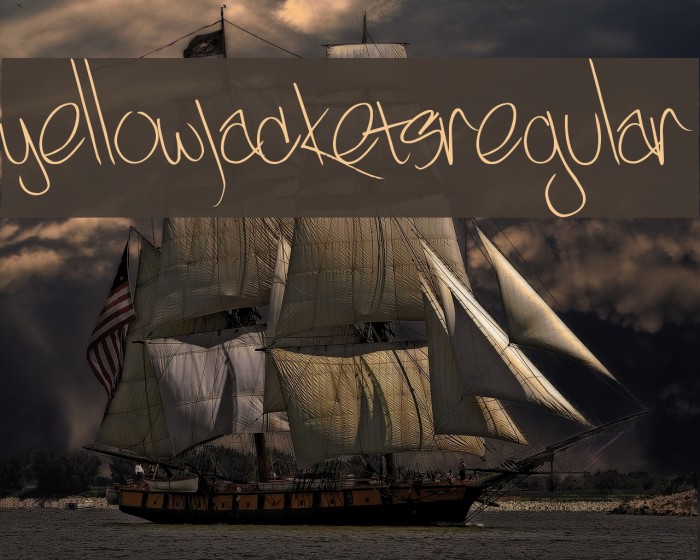 Yellowjackets-Regular Font examples