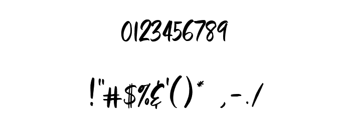Yellowstone Font OTHER CHARS