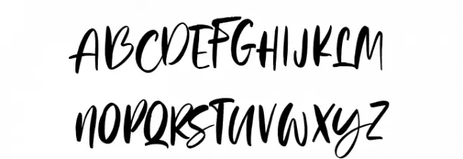 Yellowstone Font UPPERCASE