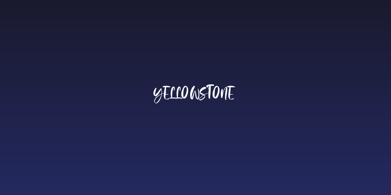Yellowstone Social Header