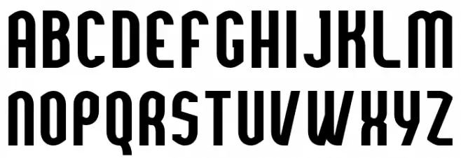 YemeyiBold フォント 大文字