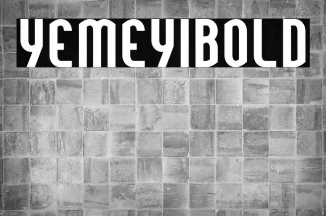 YemeyiBold Font examples