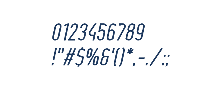 YemeyiItalic Other Characters