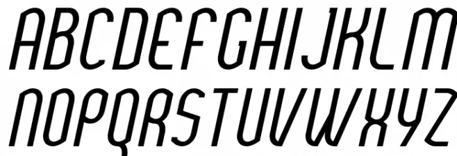YemeyiItalic Шрифта ВЕРХНИЙ