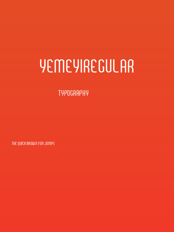 YemeyiRegular Poster