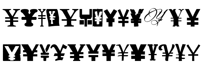 Yen Salad Font LOWERCASE
