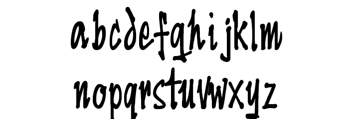 YenGee Font LOWERCASE