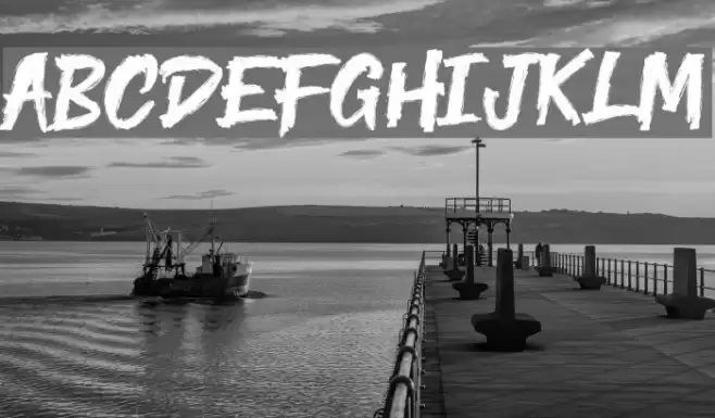 Yenoh Brush Font examples