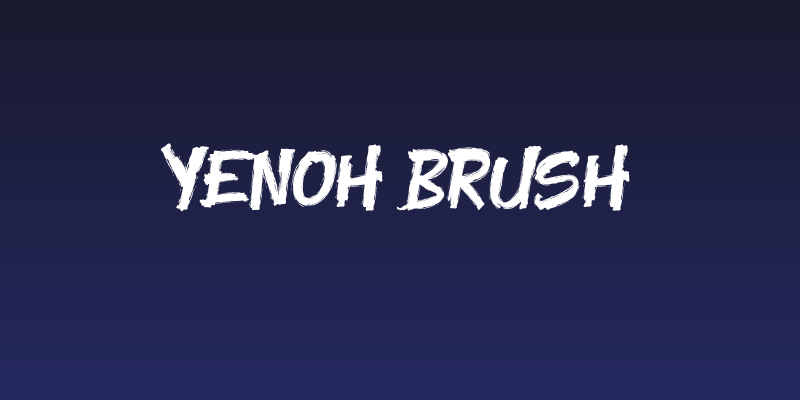 Yenoh Brush Social Header