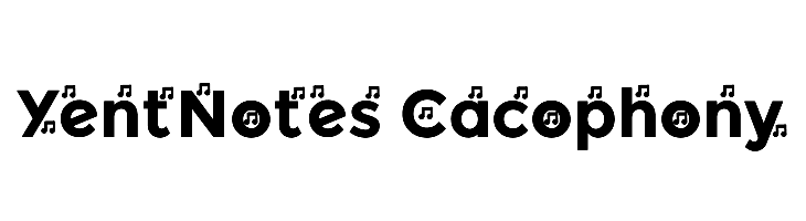YentNotes Cacophony  les polices de caractères gratuit tlcharger