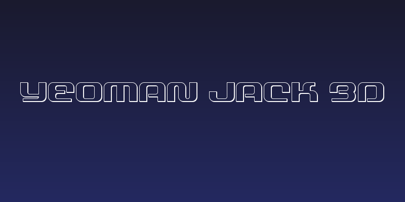 Yeoman Jack 3D Social Header