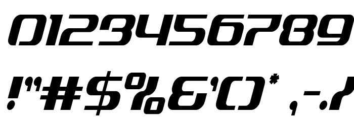 Yeoman Jack Condensed Italic Font OTHER CHARS