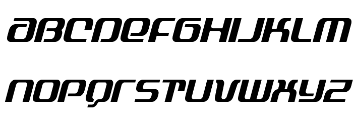 Yeoman Jack Condensed Italic Font LOWERCASE