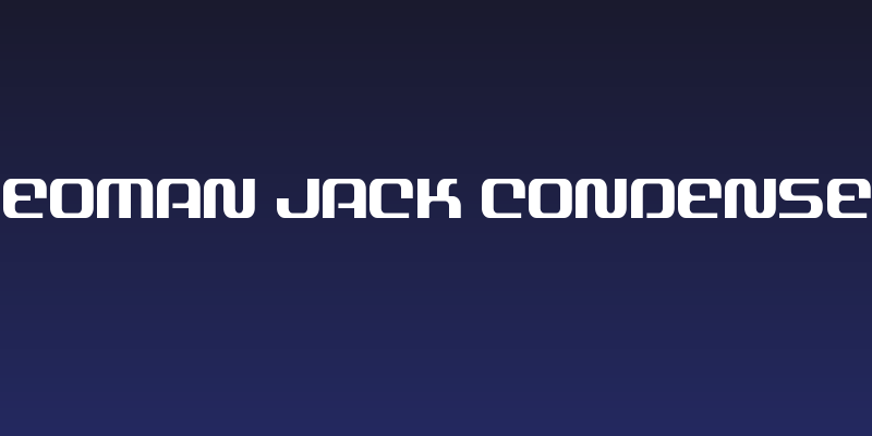 Yeoman Jack Condensed Social Header