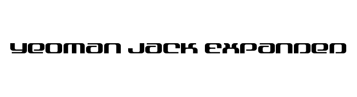 Yeoman Jack Expanded  font caratteri gratis