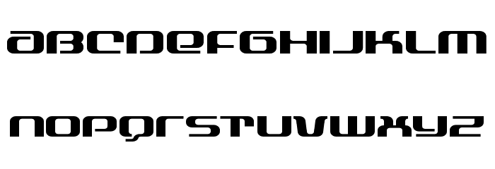 Yeoman Jack Expanded Font LOWERCASE